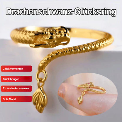 Ideales Geschenk - Drachenschwanz-Glücksring