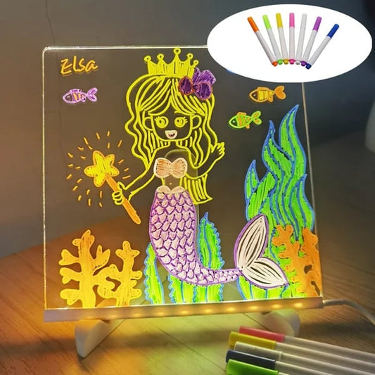 🎅Weihnachtsausverkauf 40% OFF🎨LED Note Board🎁Kaufen Sie 1 und erhalten Sie 7 Farbstifte gratis